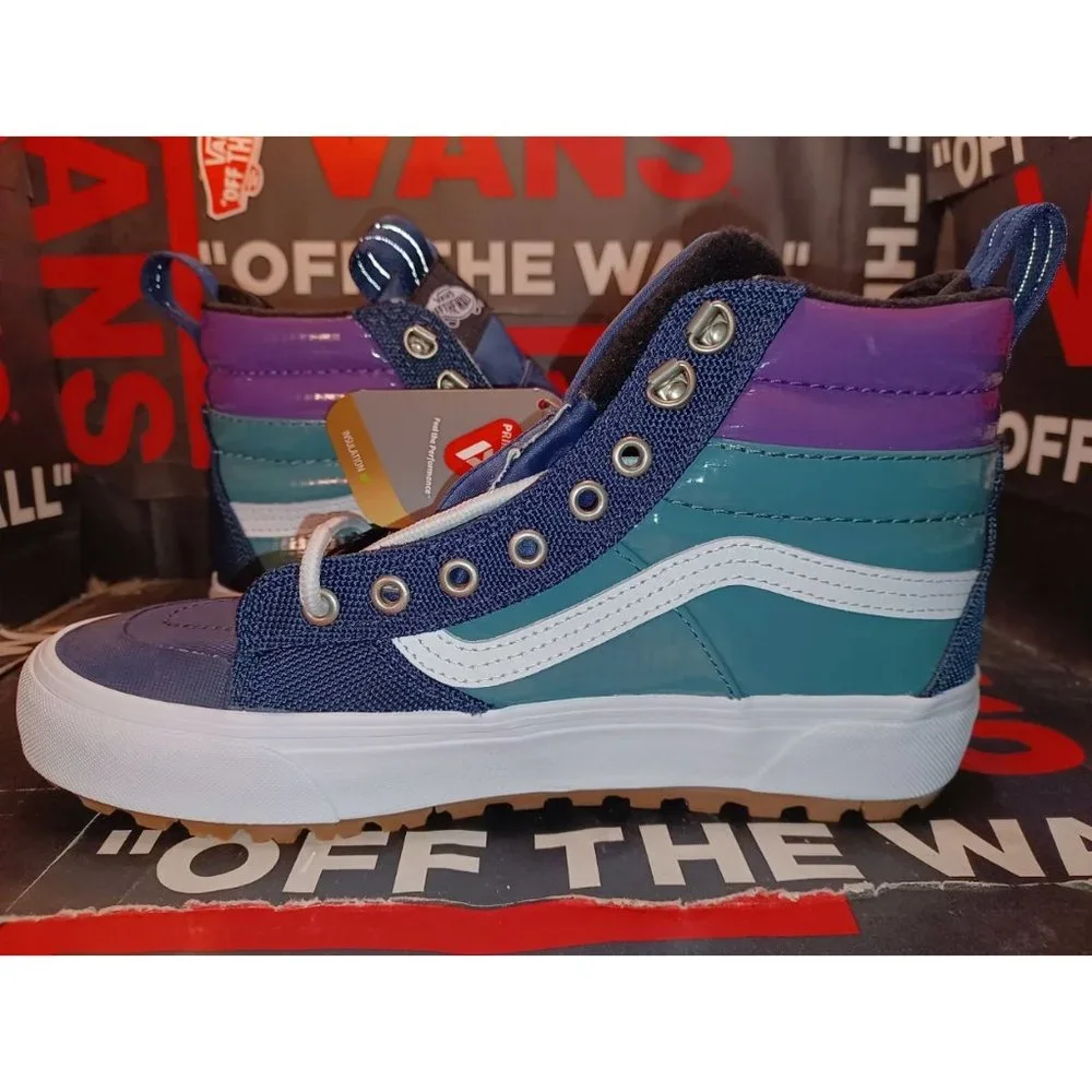 Vans Men's 3.5/Women's 5 Sk8-Hi Mte Dx Dress Blue/Jasper VN0A4P3I2US